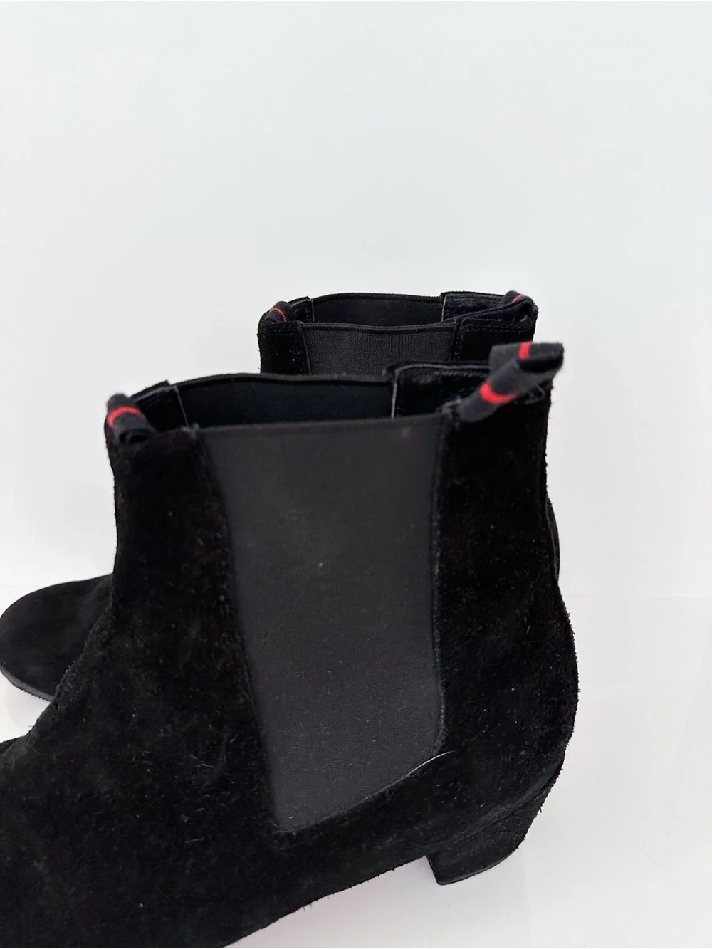 Miguelito Men's Folklorico Dance Boots Black Suede Size 30.5 Made in Mexico NWOT